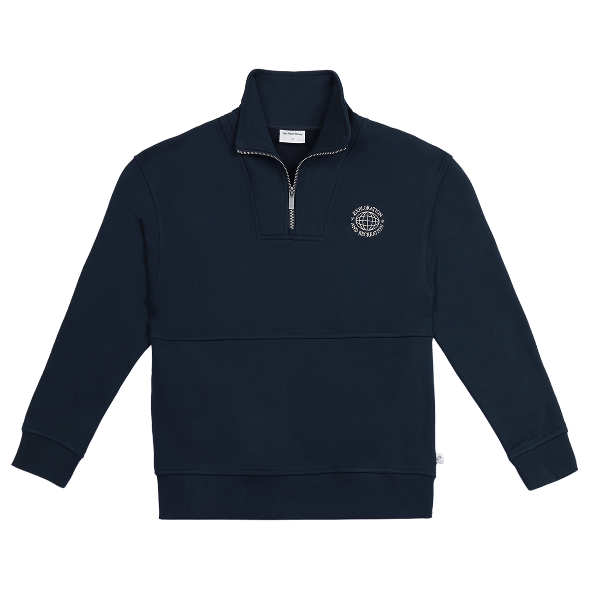 Half Zip Sweater (Midnight) – The Paper Bunny