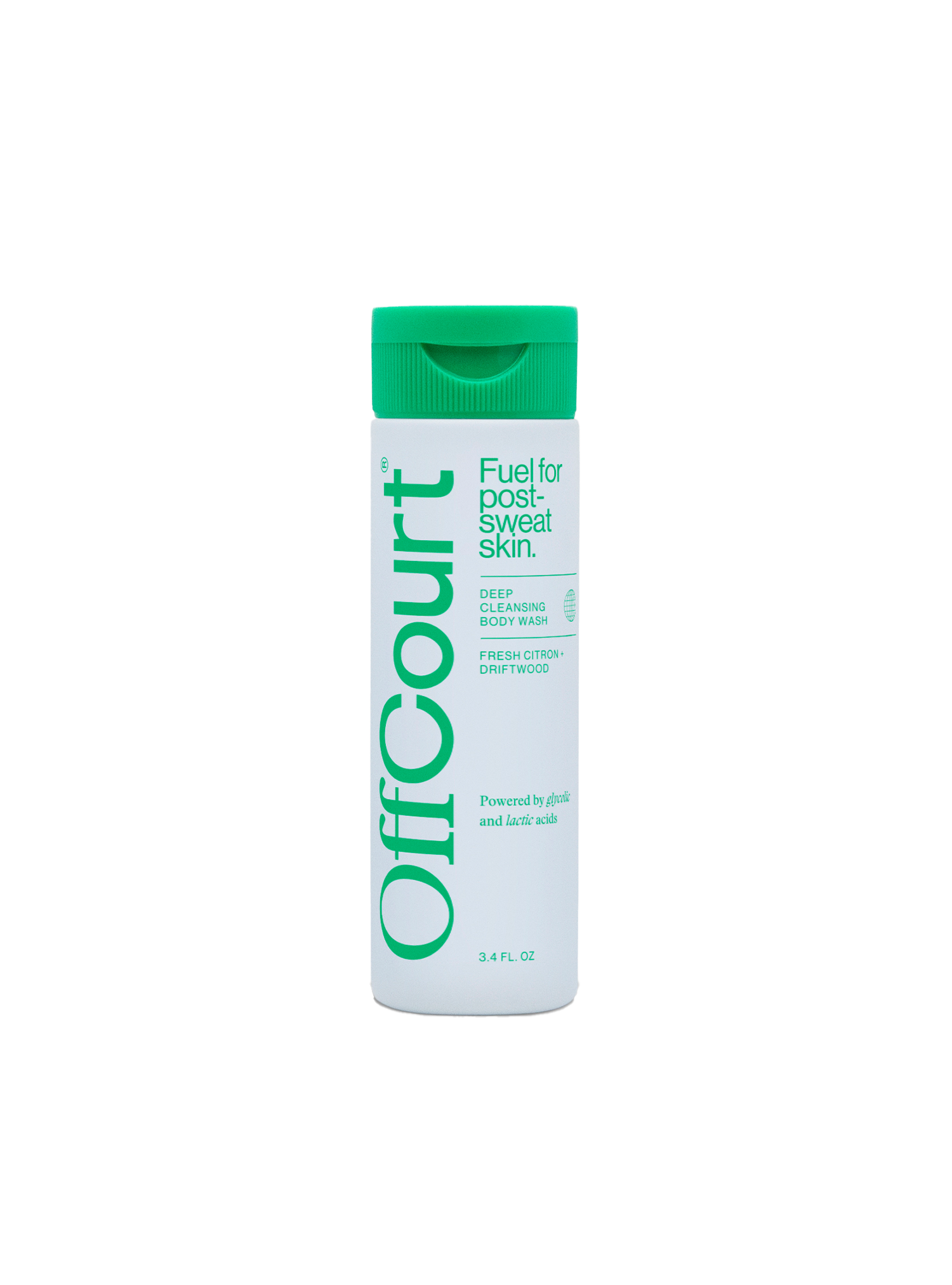 OffCourt Deep Cleansing Body Wash (Fresh Citron + Driftwood)