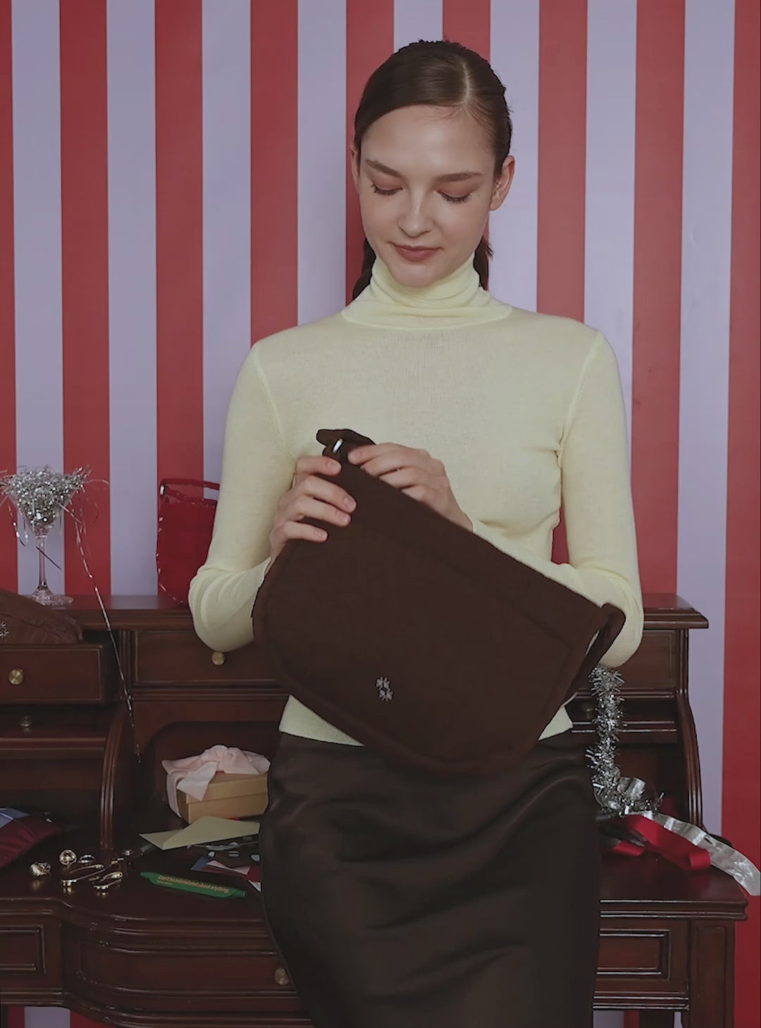 Puffer Swing (Crinkle Chocolate)