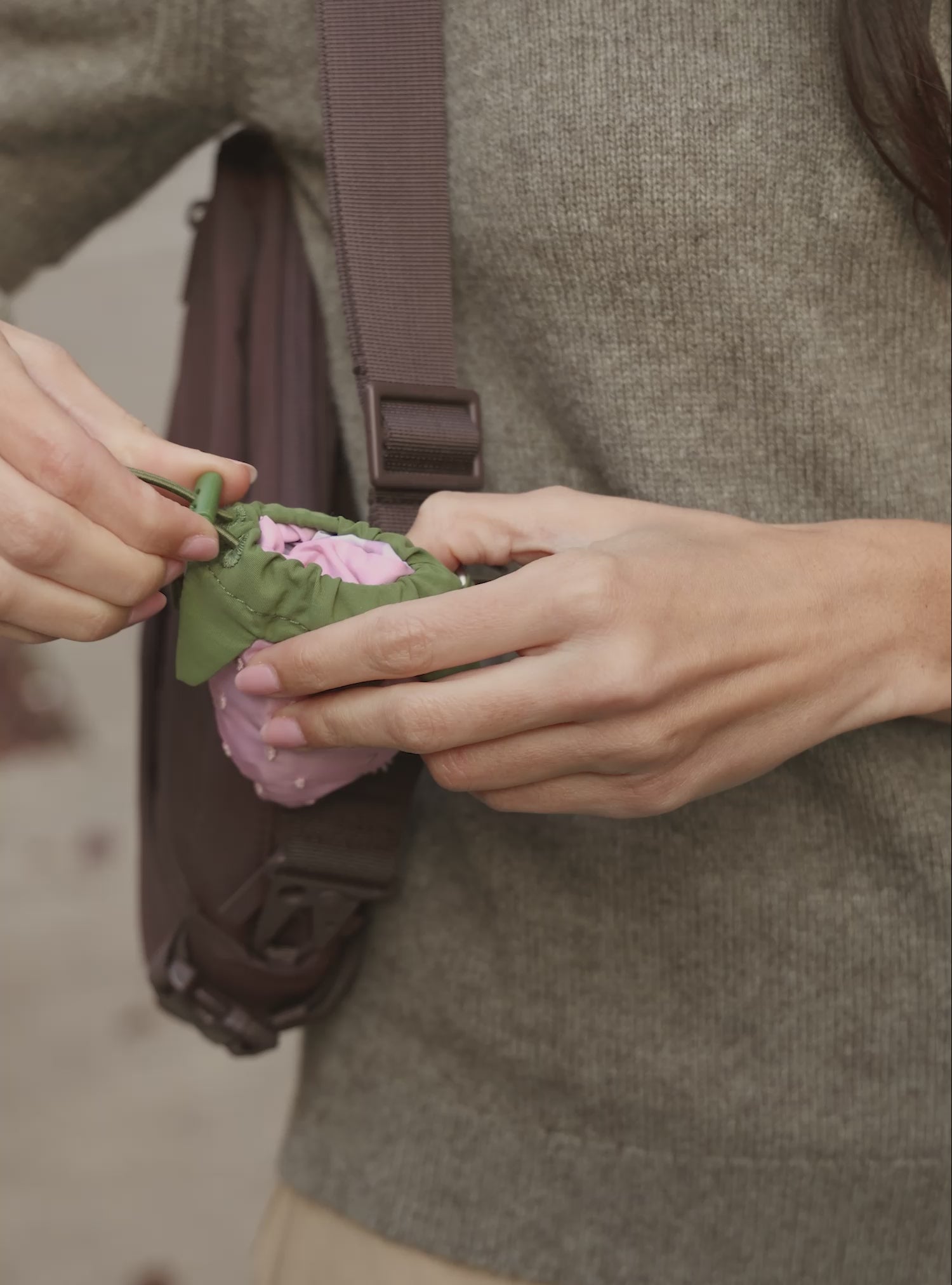 Strawberry Reusable Bag Charm