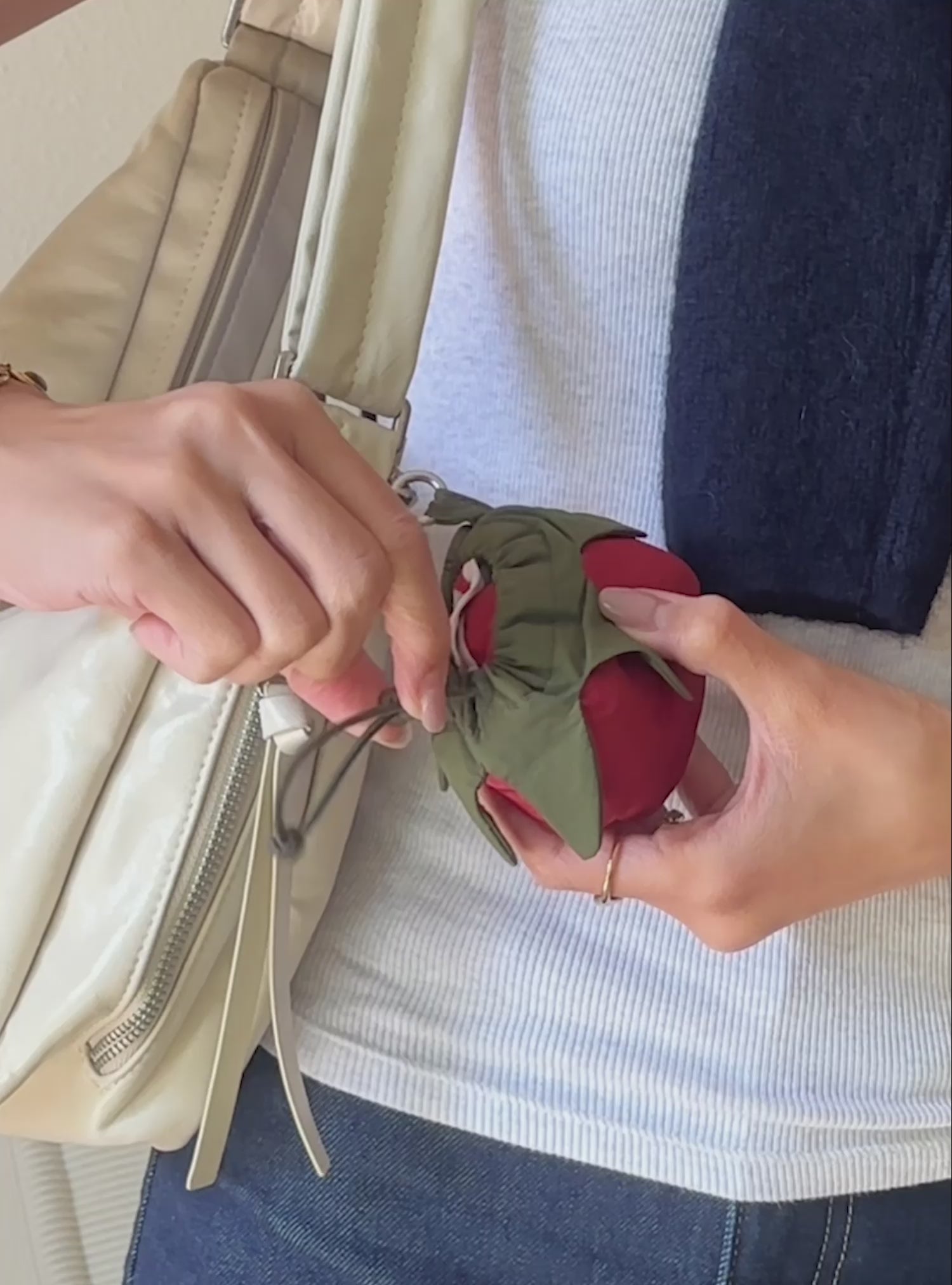 Tomato Reusable Bag Charm (Red)