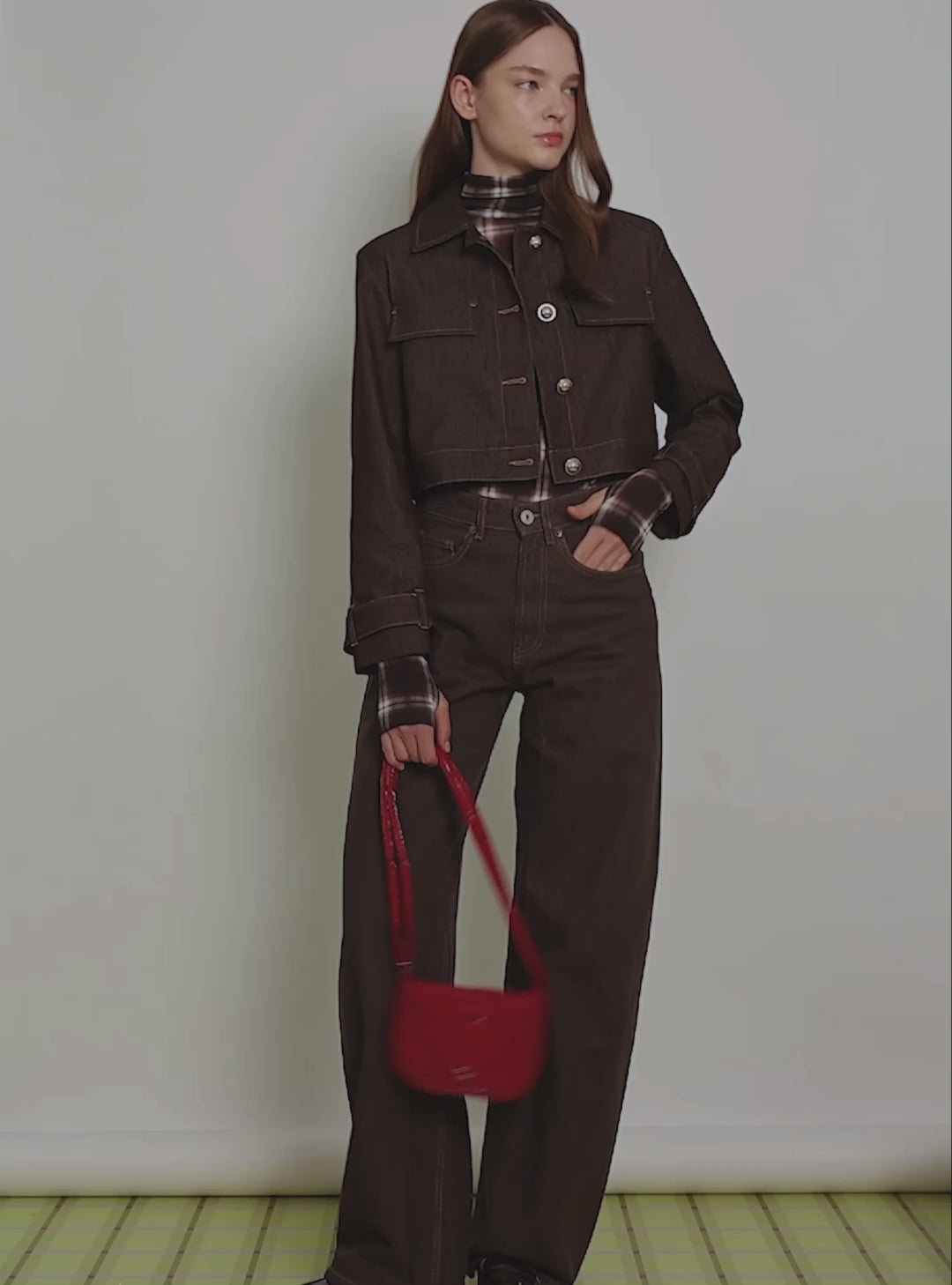 Mini Puffer Swing (Slick Rouge)