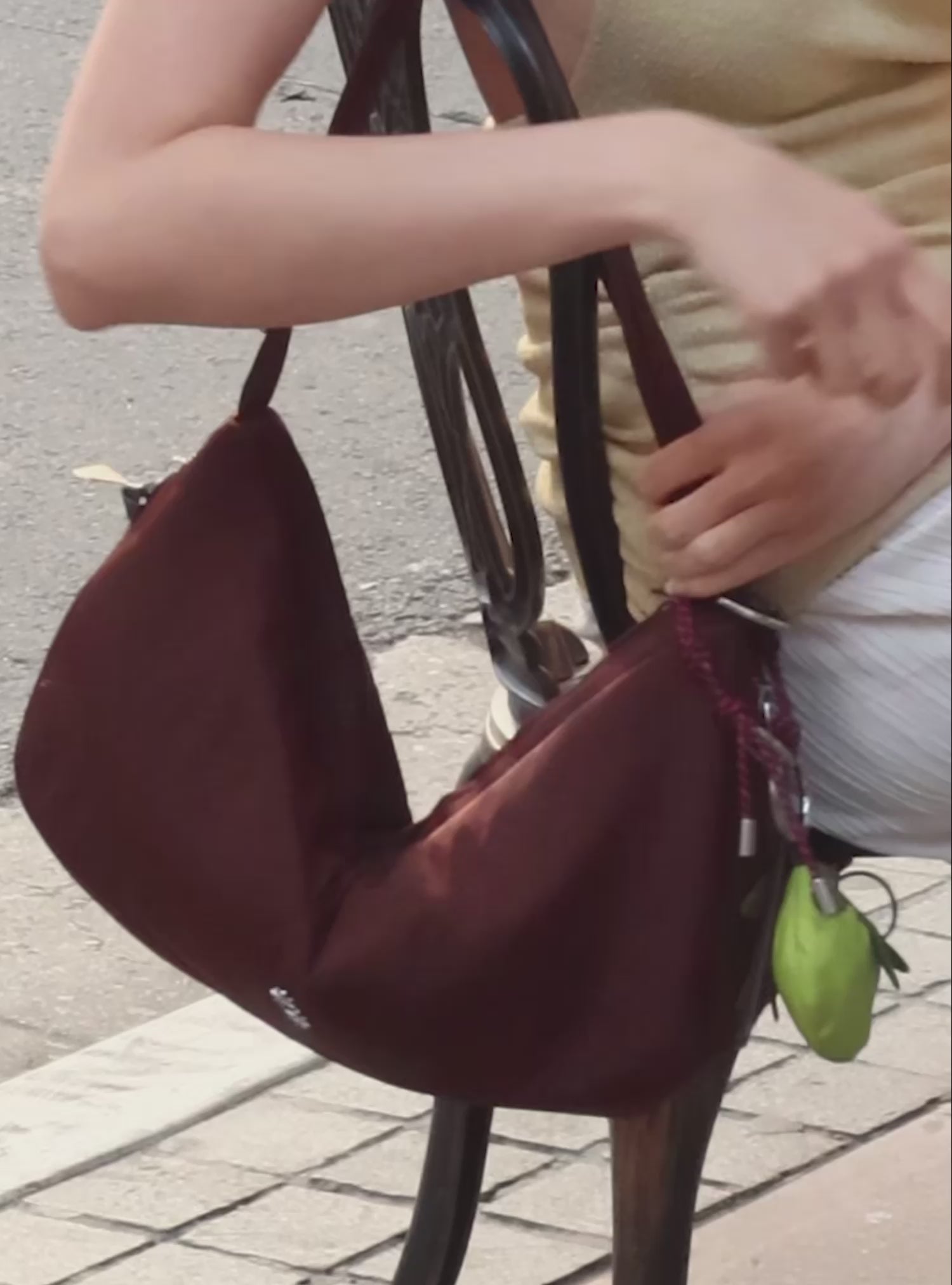 Tomato Reusable Bag Charm (Green)