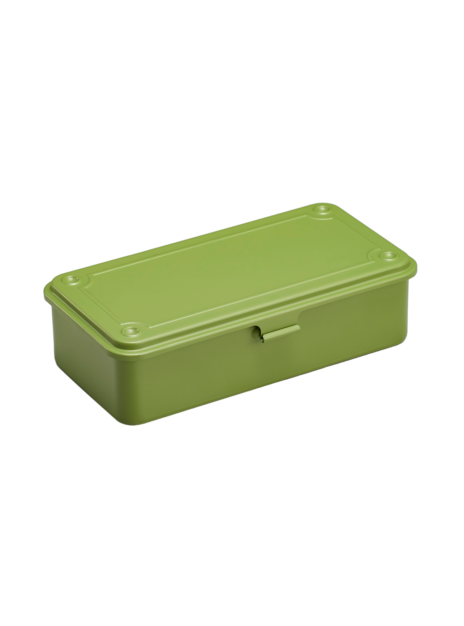 Toyo Steel Trunk-Shaped Stackable Toolbox T-190 (Japanese Tea Green)