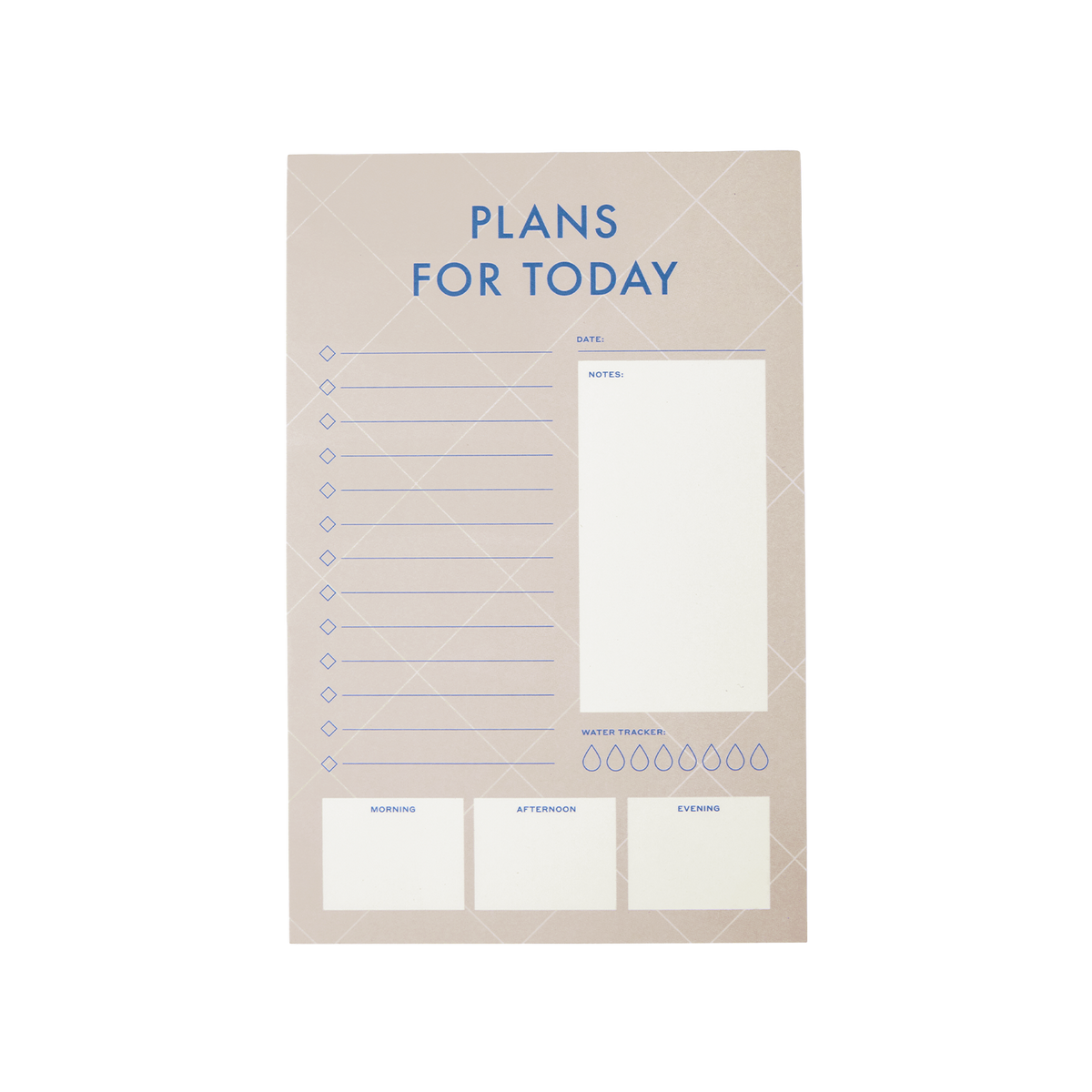 Plans For Today Notepad – The Paper Bunny