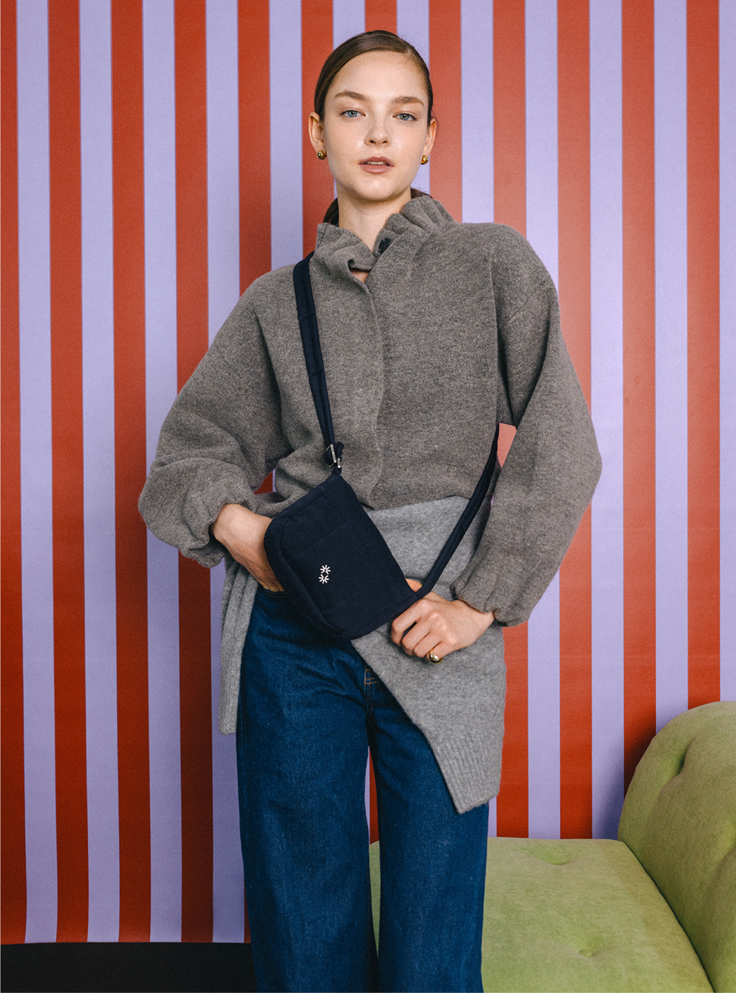 Mini Puffer Swing (Crinkle Moonbeam)