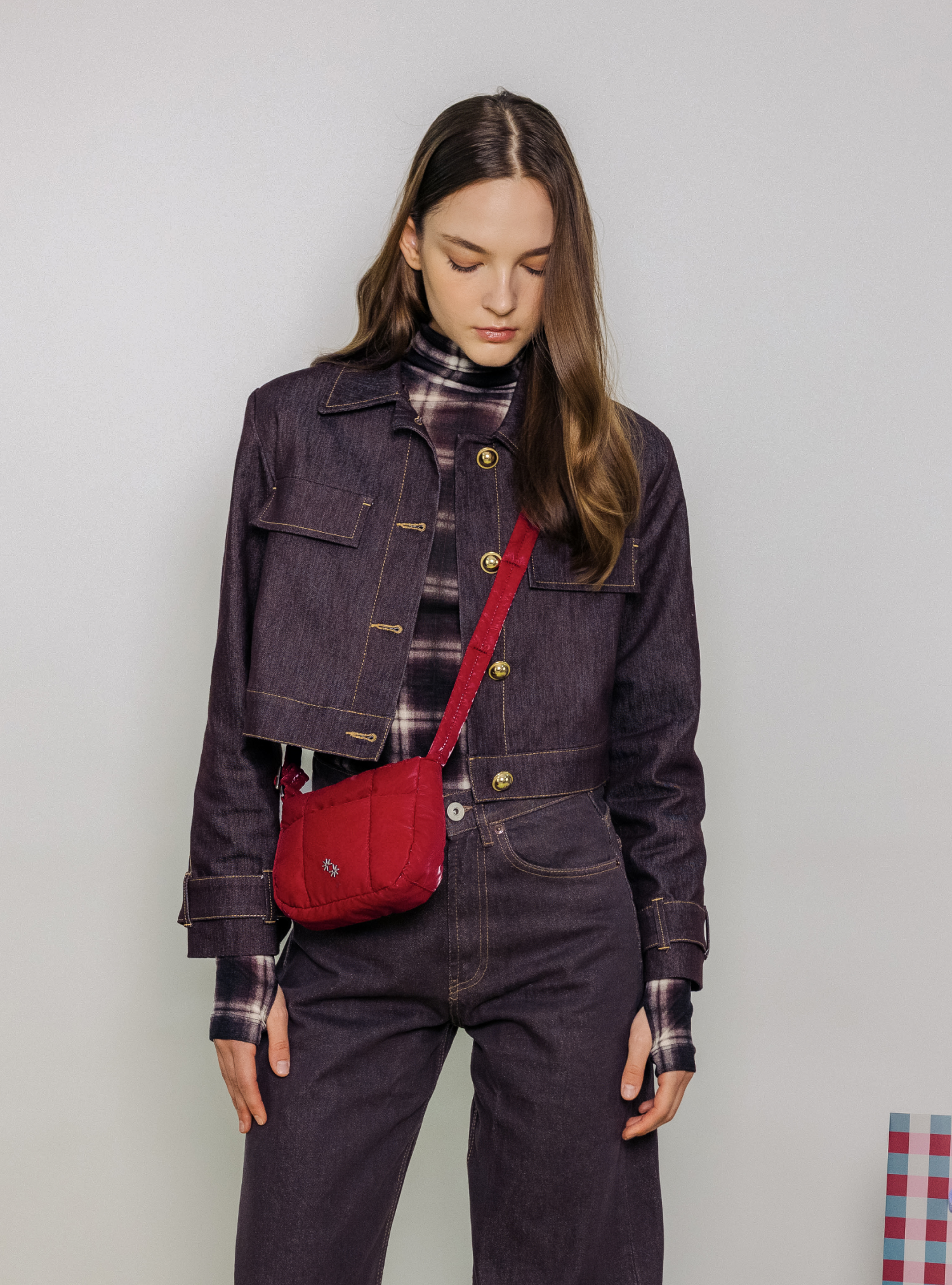 Mini Puffer Swing (Slick Rouge)