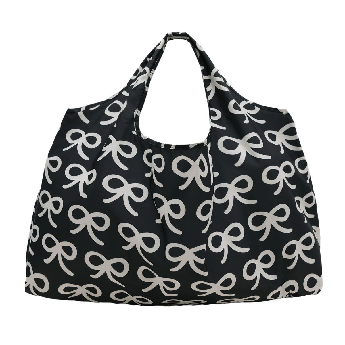 Large Reusable Tote (Ribbons Black) – The Paper Bunny