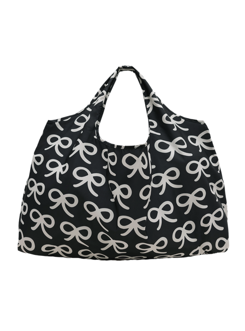 Large Reusable Tote (Ribbons Black) – The Paper Bunny
