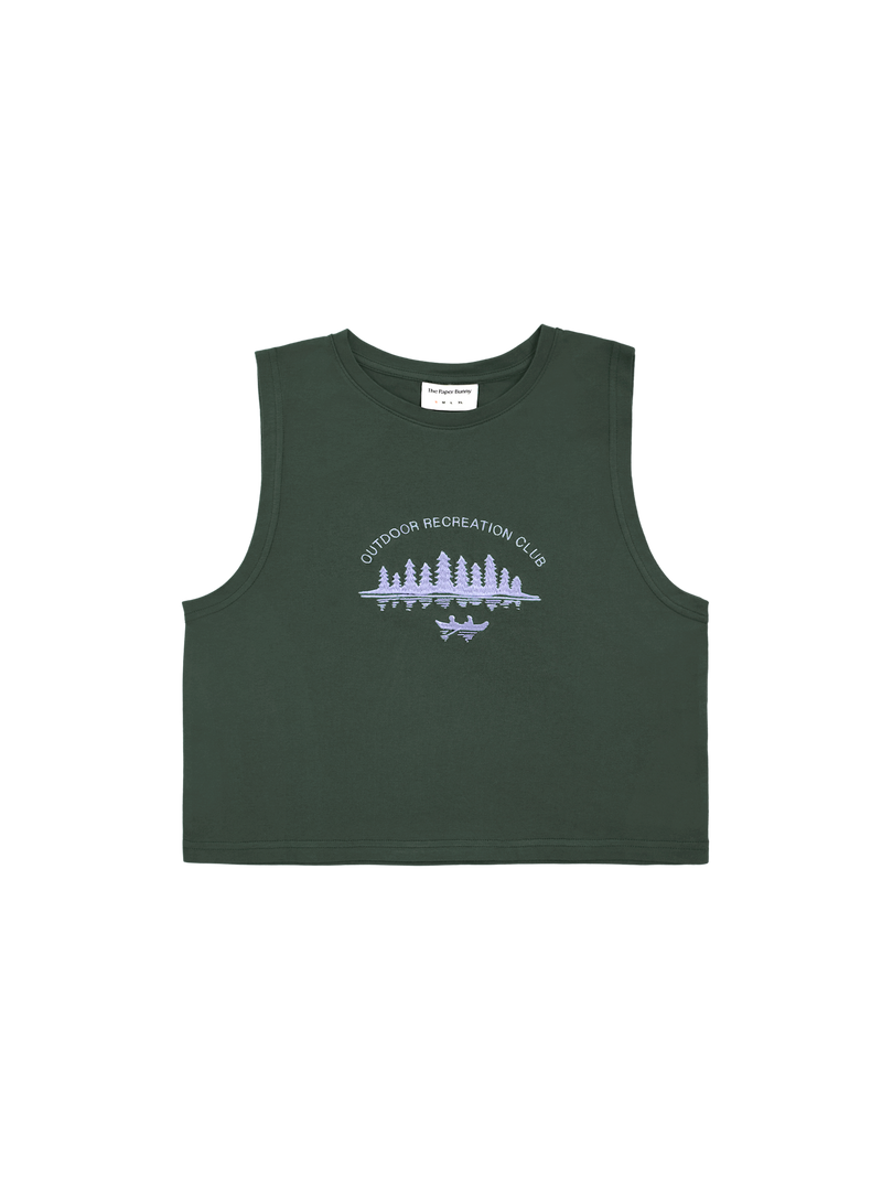Outdoor Recreation Club Cropped Muscle Tank