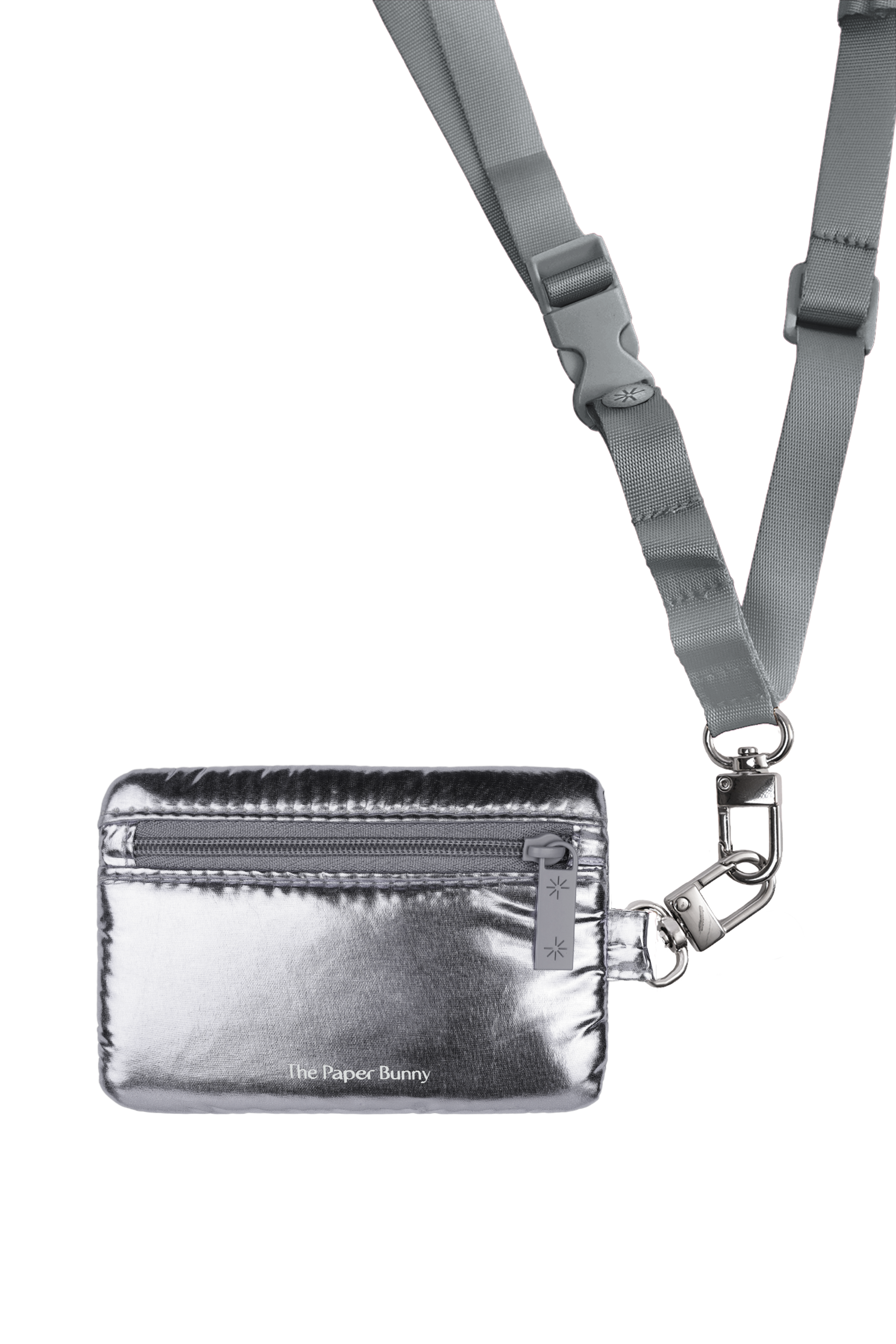 Puffer Card Pouch (Pewter)