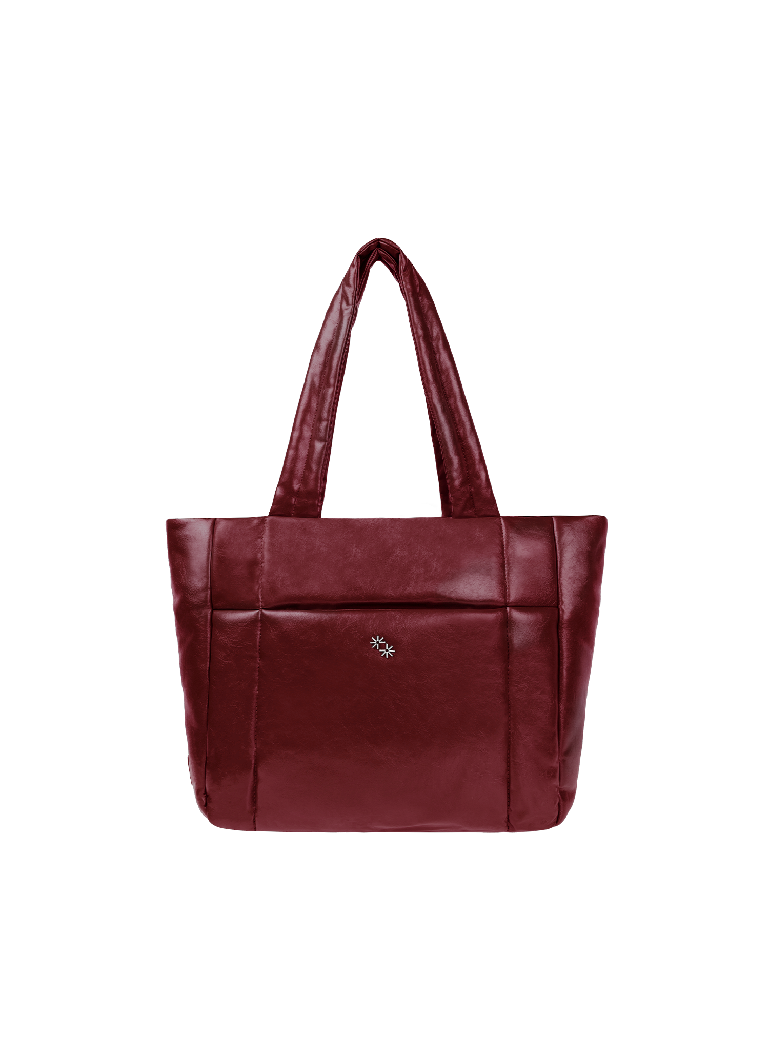 Puffer Shopper (Rich Dark Cherry)