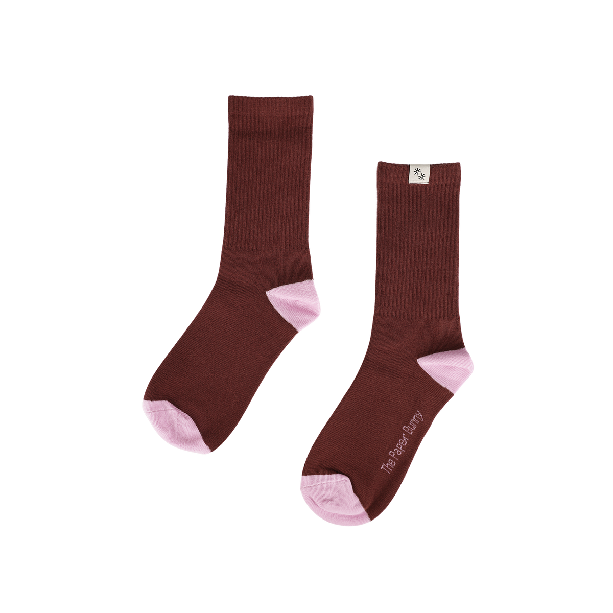 Ribbed Knit Socks (Jam) – The Paper Bunny