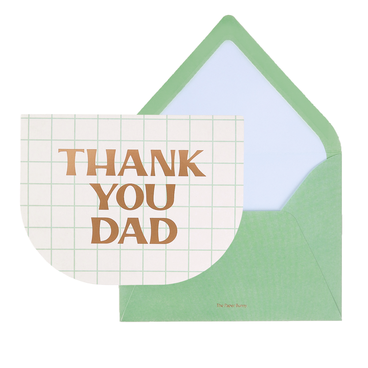 Thank You Dad Greeting Card The Paper Bunny