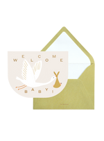 Welcome Baby Stork Greeting Card
